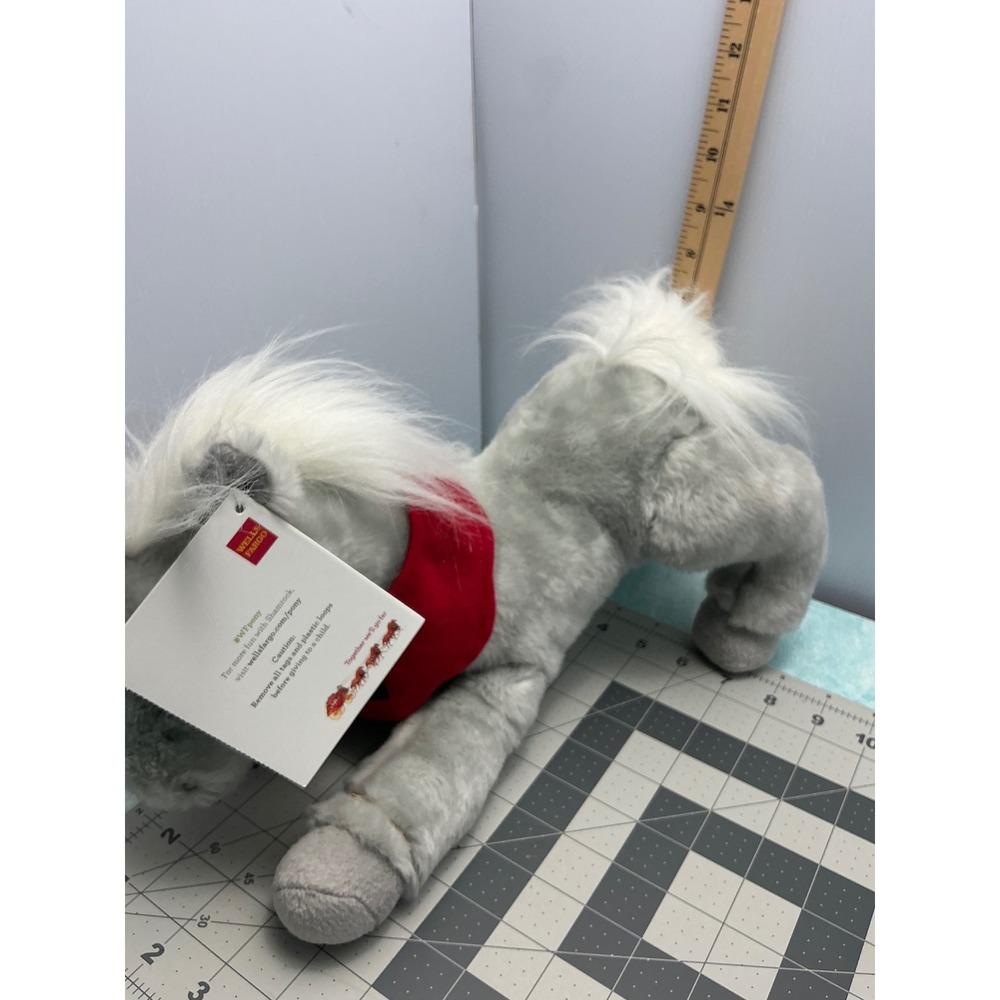 Wells Fargo Stuffed Animal Donkey Plush Toy Red Bandana New With Tags - Picture 8 of 8